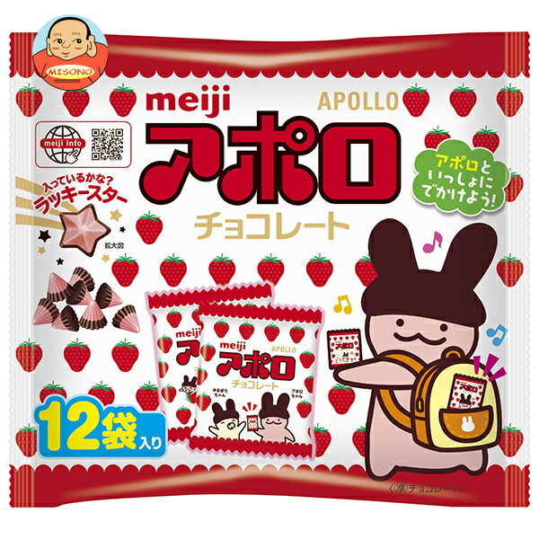 明治 アポロ袋 100.8g(12袋)×18袋入