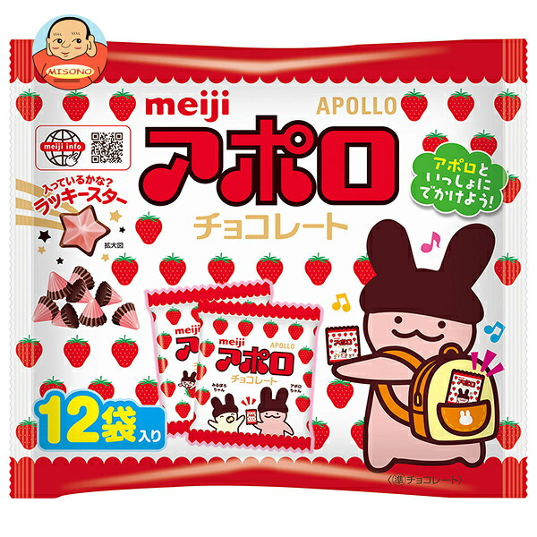 明治 アポロ 袋 100.8g(12袋)×18袋入