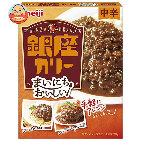 明治製菓 まいにちおいしい 銀座カリー 中辛 170g×30個入