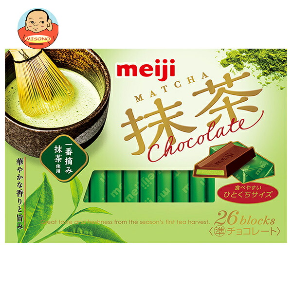 明治 抹茶チョコレートBOX 26枚×6箱入