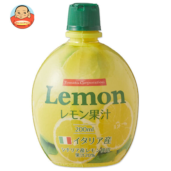 トマトコーポレーション レモン果汁20% フルシュリンク 200ml×24本入