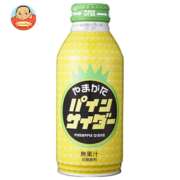 山形県酒類卸 やまがたパインサイダー 380mlボトル缶×24本入