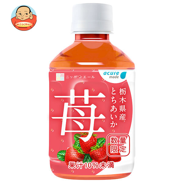 JR東日本 アキュアメイド 栃木とちあいか 苺 280mlペットボトル×24本入