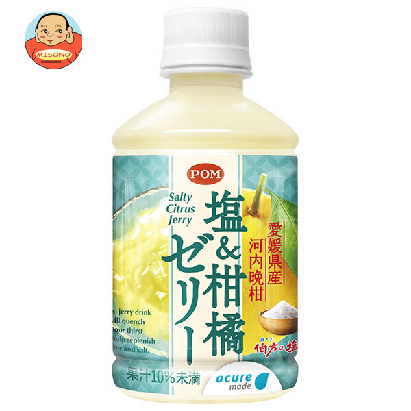 アキュメイド アキュアメイド 塩&柑橘 ゼリー 295gペットボトル×24本入