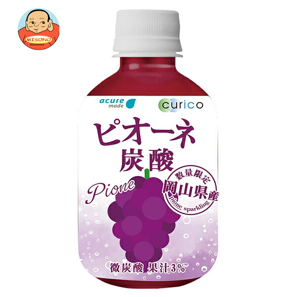 JR東日本 アキュアメイド ピオーネ炭酸 265mlペットボトル×24本入