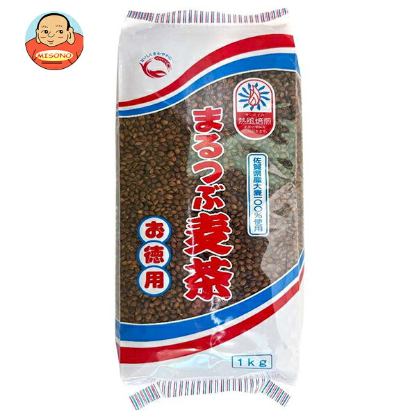 三栄興産 佐賀県産 まるつぶ麦茶 お徳用 1kg×12袋入