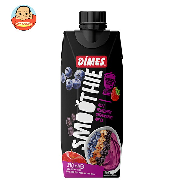 日本珈琲貿易 DiMES アサイーミックススムージー 310ml紙パック×12本入