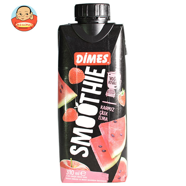 【賞味期限2026.03.12かそれ以降】日本珈琲貿易 DiMES すいかスムージー 310ml紙パック×12本入
