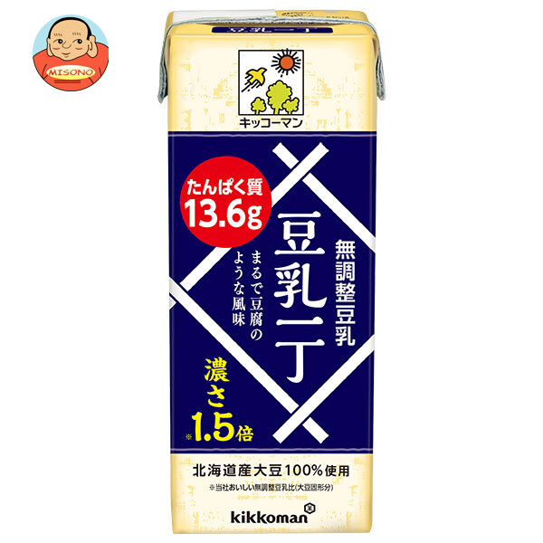 キッコーマン 豆乳一丁 200ml紙パック×18本入