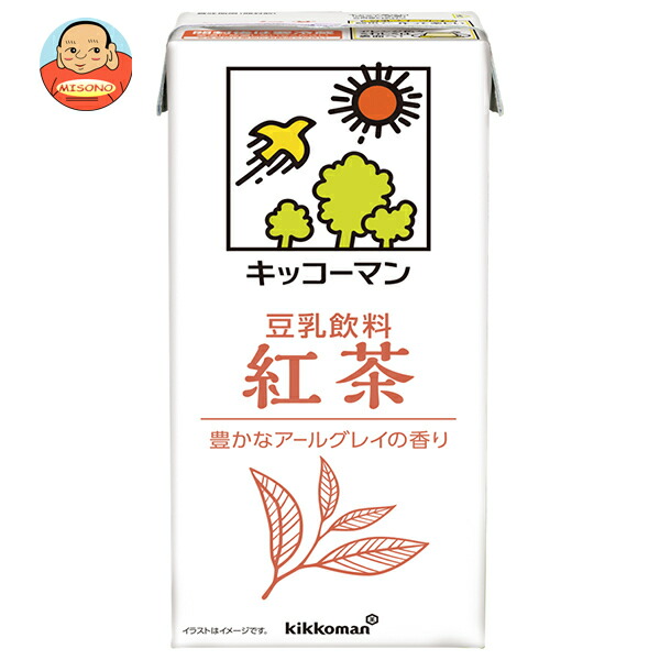 キッコーマン 豆乳飲料 紅茶 1000ml紙パック×12(6×2)本入