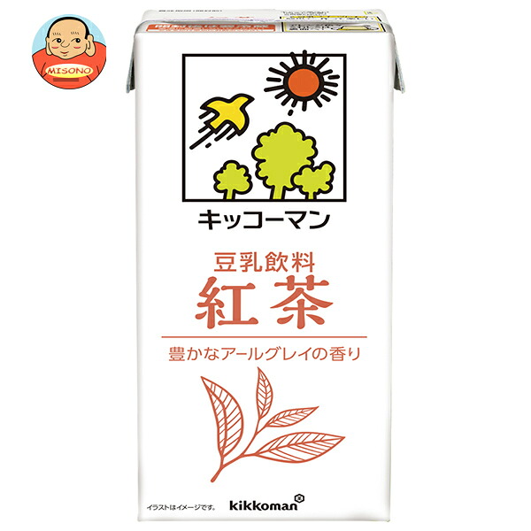 キッコーマン 豆乳飲料 紅茶 1000ml紙パック×12(6×2)本入