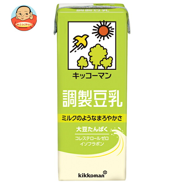 キッコーマン 調製豆乳 200ml紙パック×18本入
