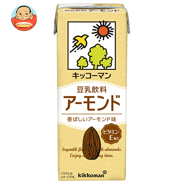 キッコーマン 豆乳飲料 アーモンド 200ml紙パック×18本入