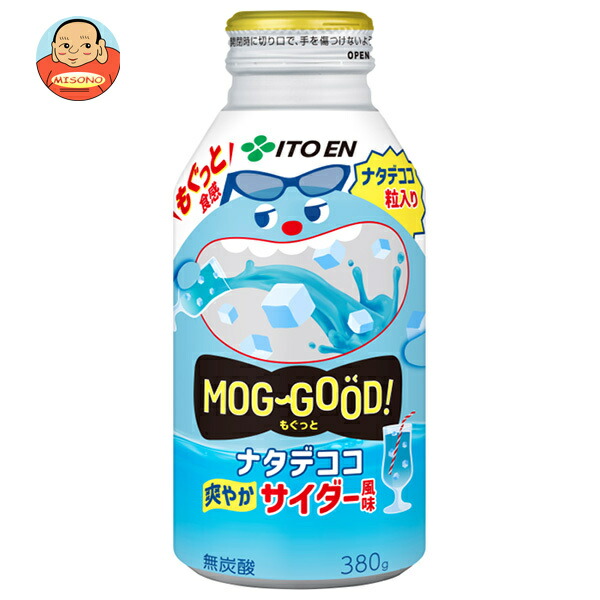 伊藤園 もぐっと ナタデココ 爽やかサイダー風味 380gボトル缶×24本入