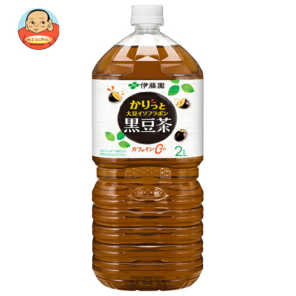 伊藤園 かりっと 大豆イソフラボン 黒豆茶 2Lペットボトル×6本入