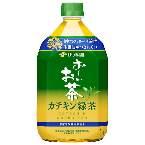 伊藤園 お～いお茶 カテキン緑茶【特定保健用食品 特保】 1Lペットボトル×12本入