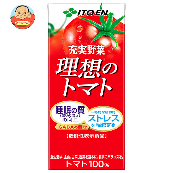 伊藤園 理想のトマト 200ml紙パック×24本入