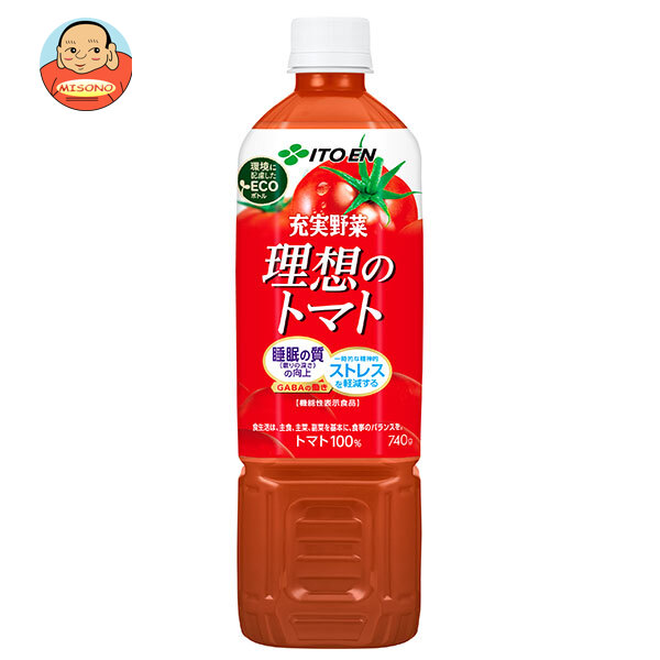 伊藤園 充実野菜 理想のトマト 740gペットボトル×15本入