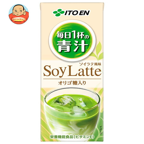 伊藤園 毎日1杯の青汁 ソイラテ風味 200ml紙パック×24本入