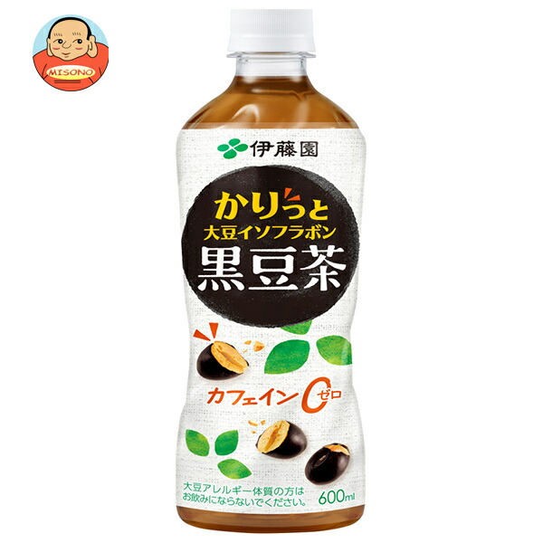 伊藤園 かりっと大豆イソフラボン 黒豆茶 600mlペットボトル×24本入