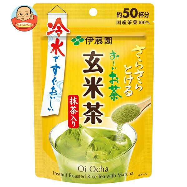 伊藤園 さらさらとける お～いお茶抹茶入り玄米茶 40g×6袋入