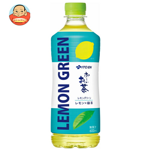 伊藤園 お～いお茶 LEMON GREEN 600mlペットボトル×24本入