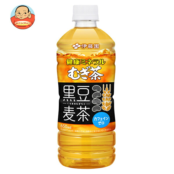 伊藤園 健康ミネラルむぎ茶 黒豆麦茶 650mlペットボトル×24本入