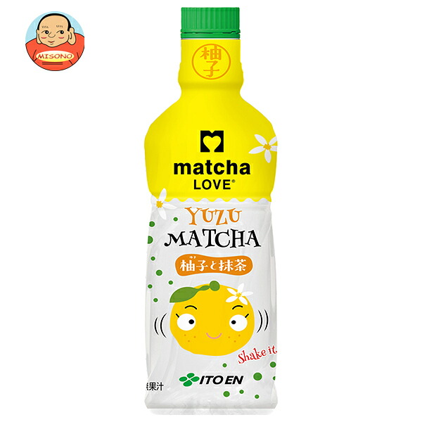 伊藤園 パウダーイン matcha LOVE 柚子と抹茶 475mlペットボトル×24本入