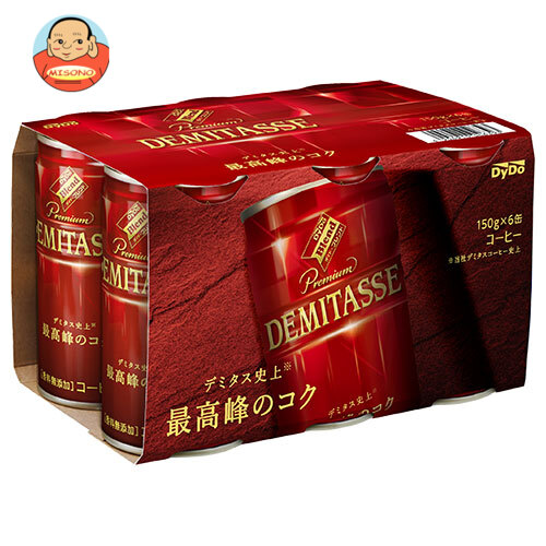 ダイドー ブレンドプレミアム デミタスコーヒー(6缶パック) 150g缶×6×5本入