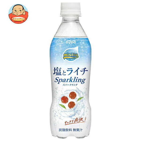 ダイドー ミスティオ 塩とライチスパークリング 410mlペットボトル×24本入