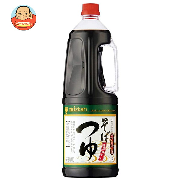 ミツカン そばつゆ 1.8Lペットボトル×6本入