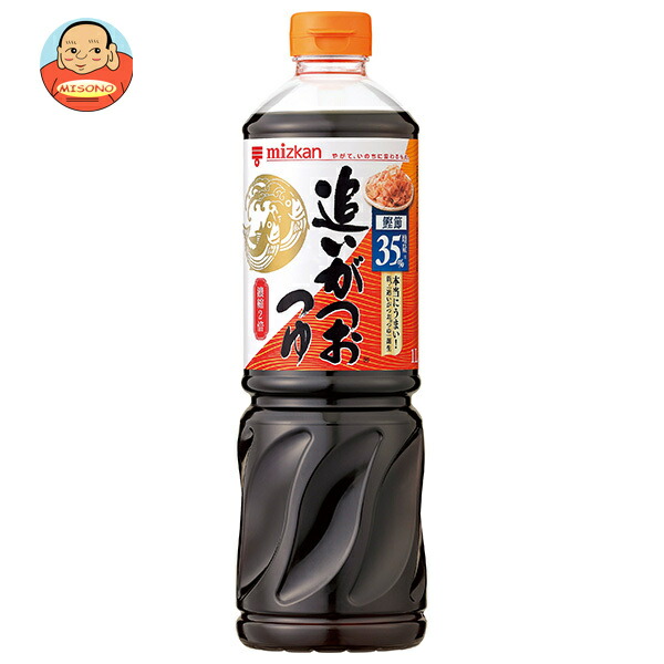 ミツカン 追いがつおつゆ2倍 1LPET×12本入
