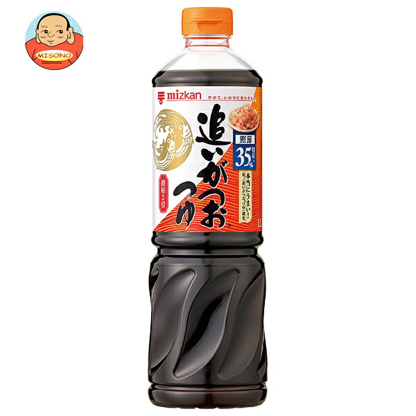 ミツカン 追いがつおつゆ2倍 1Lペットボトル×12本入