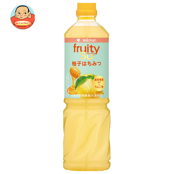 ミツカン 業務用 フルーティス りんご酢柚子はちみつ 1000mlペットボトル×8本入