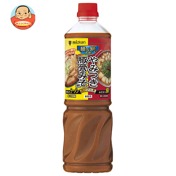 ミツカン 麺&鍋大陸 やみつき豚骨みそ鍋 スープの素 1100g×8本入