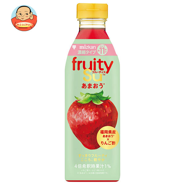 ミツカン フルーティス あまおう(濃縮) 500mlペットボトル×6本入