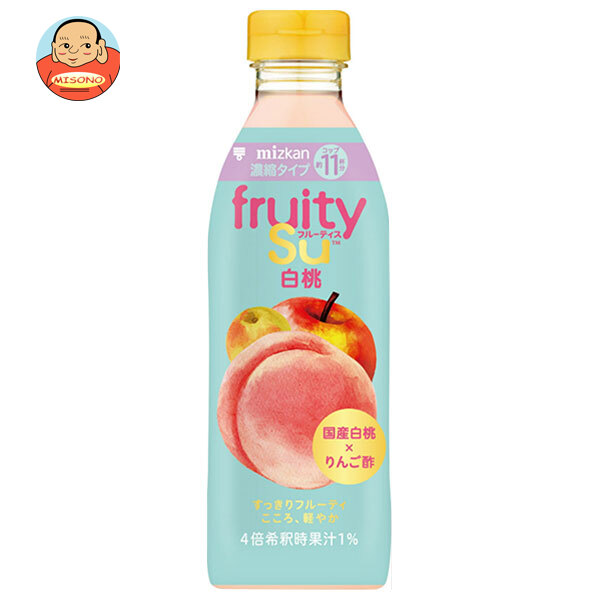 ミツカン フルーティス 白桃(濃縮) 500mlペットボトル×6本入