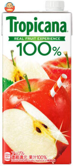 キリン トロピカーナ 100% アップル 1000ml紙パック×6本入