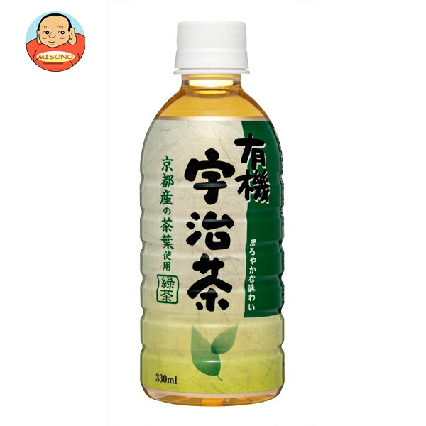 盛田(ハイピース) 有機宇治茶 330mlペットボトル×24本入