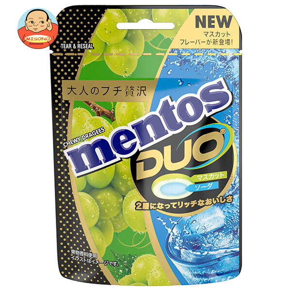 クラシエフーズ メントスDUO マスカット&ソーダ 45g×10個入