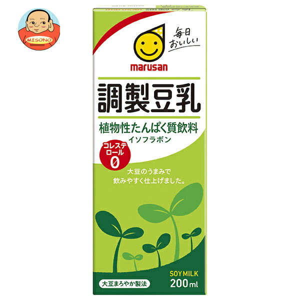 マルサンアイ 調製豆乳 200ml紙パック×24本入