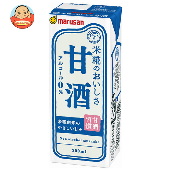 マルサンアイ 甘酒 200ml紙パック×24本入