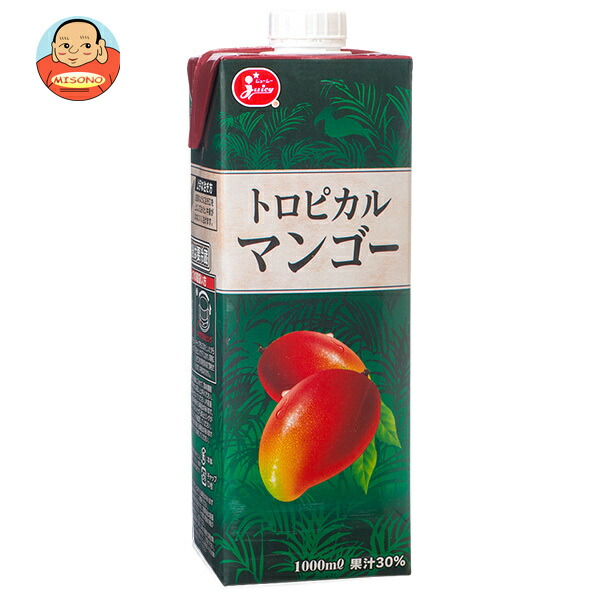 ジューシー トロピカルマンゴー 1L紙パック×6本入
