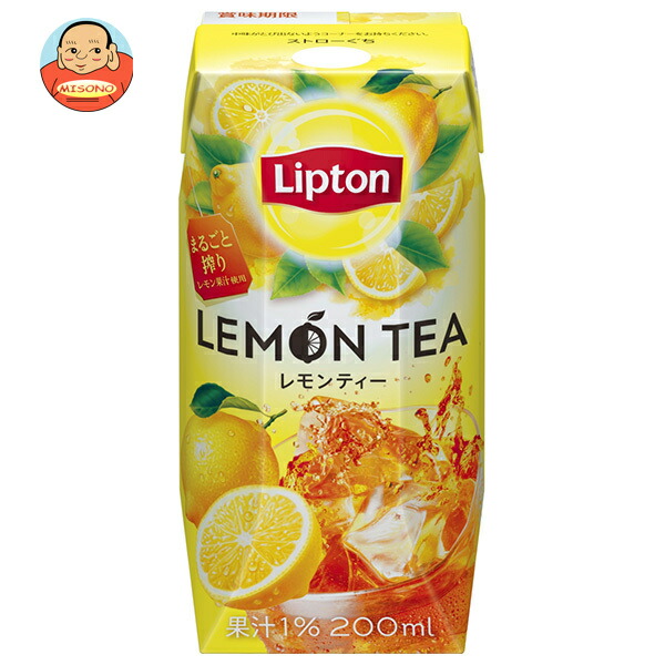 森永乳業 リプトン レモンティー(プリズマ容器) 200ml紙パック