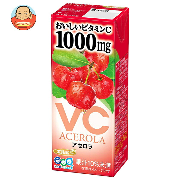 エルビー おいしいビタミンC アセロラ 200ml紙パック×24本入