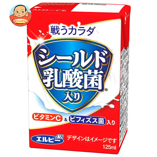 エルビー 戦うカラダ シールド乳酸菌入り 125ml紙パック×24本入