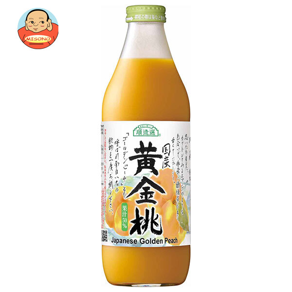 マルカイ 順造選 国産黄金桃 1000ml瓶×6本入