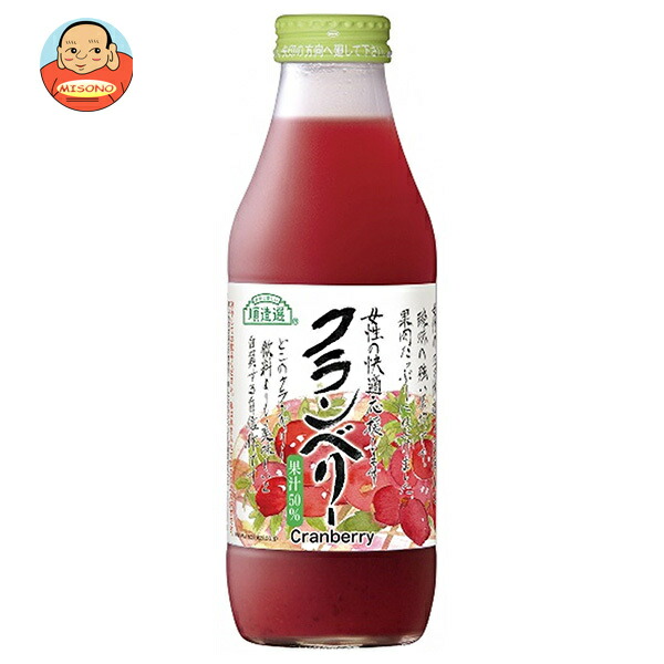 マルカイ 順造選 クランベリー 500ml瓶×12本入