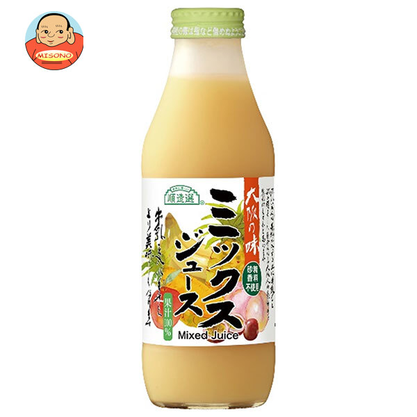 マルカイ 順造選 ミックスジュース 500ml瓶×12本入