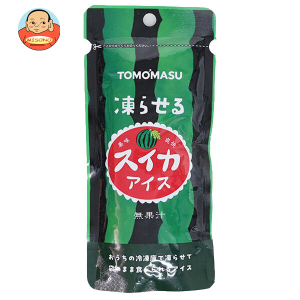 友桝飲料 スイカアイス 80gパウチ×36(12×3)本入